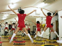 トランポでジャンプ